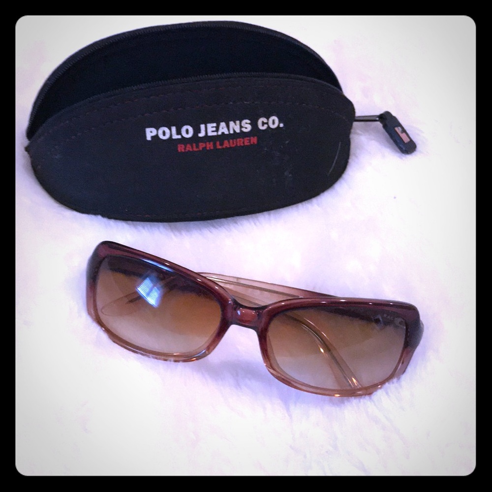 Brown fade Ralph Lauren sunglasses